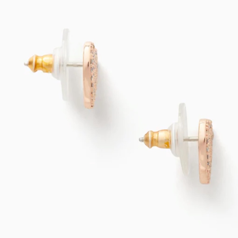 Kate Spade Yours Truly Pave Heart Studs - Picture 4 of 7